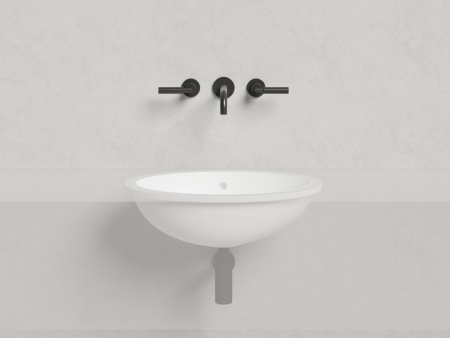Раковина из искусственного камня S-Stone Salini MAREA 1101209M 60х40 встраиваемая цвет белый без отверстий под смеситель